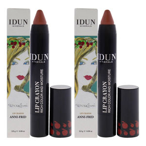 Lip Crayon - 402 Anni-Frid - Pack of 2 by Idun Minerals Women 0.09 oz Lipstick